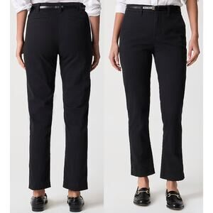 J.Crew Factory | NWT High-rise Girlfriend Chino Pant in Black | Sz 00
